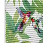 DUETTE® EL Kolibri Border P35402 – Weiß