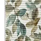 DUETTE® EL Blätter Dunkel P35404 – Weiß